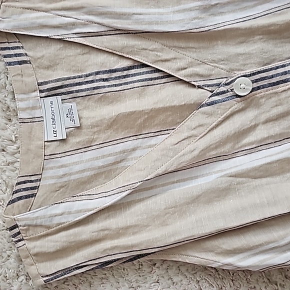 LOT OF 2  Liz Claiborne linen dresses. Like new worn 1-2× each. SELLING TOGETHER - Picture 4 of 5